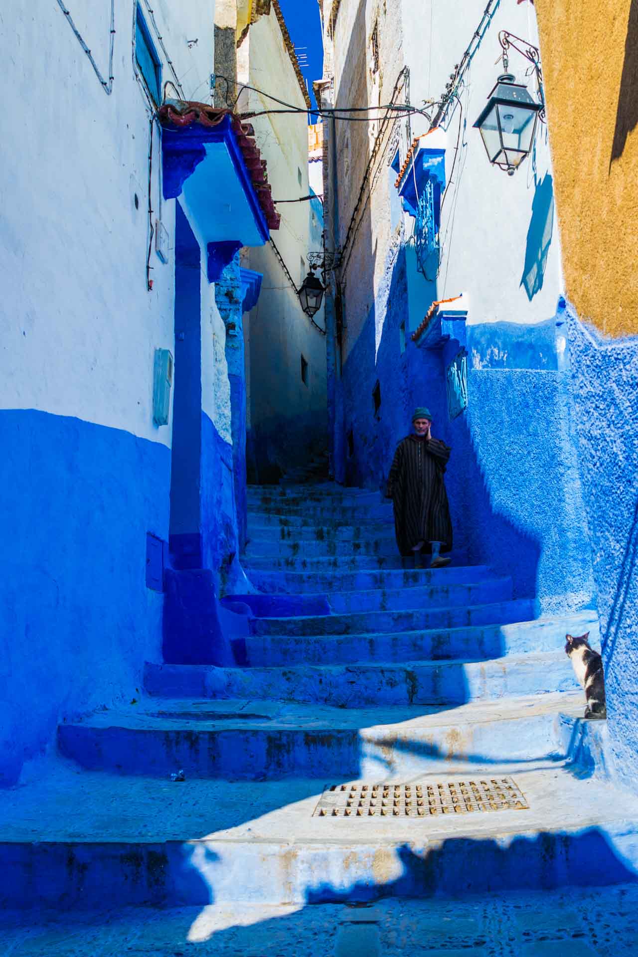 Morocco Chefchaouen blue stairs, morocco, chefchaouen, , pescart, photo blog, travel blog, blog, photo travel blog, enrico pescantini, pescantini
