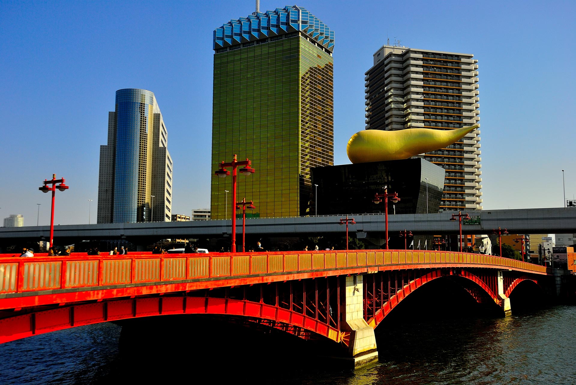 Tokyo, Japan -Asahi Flame Asakusa and Golden Turd