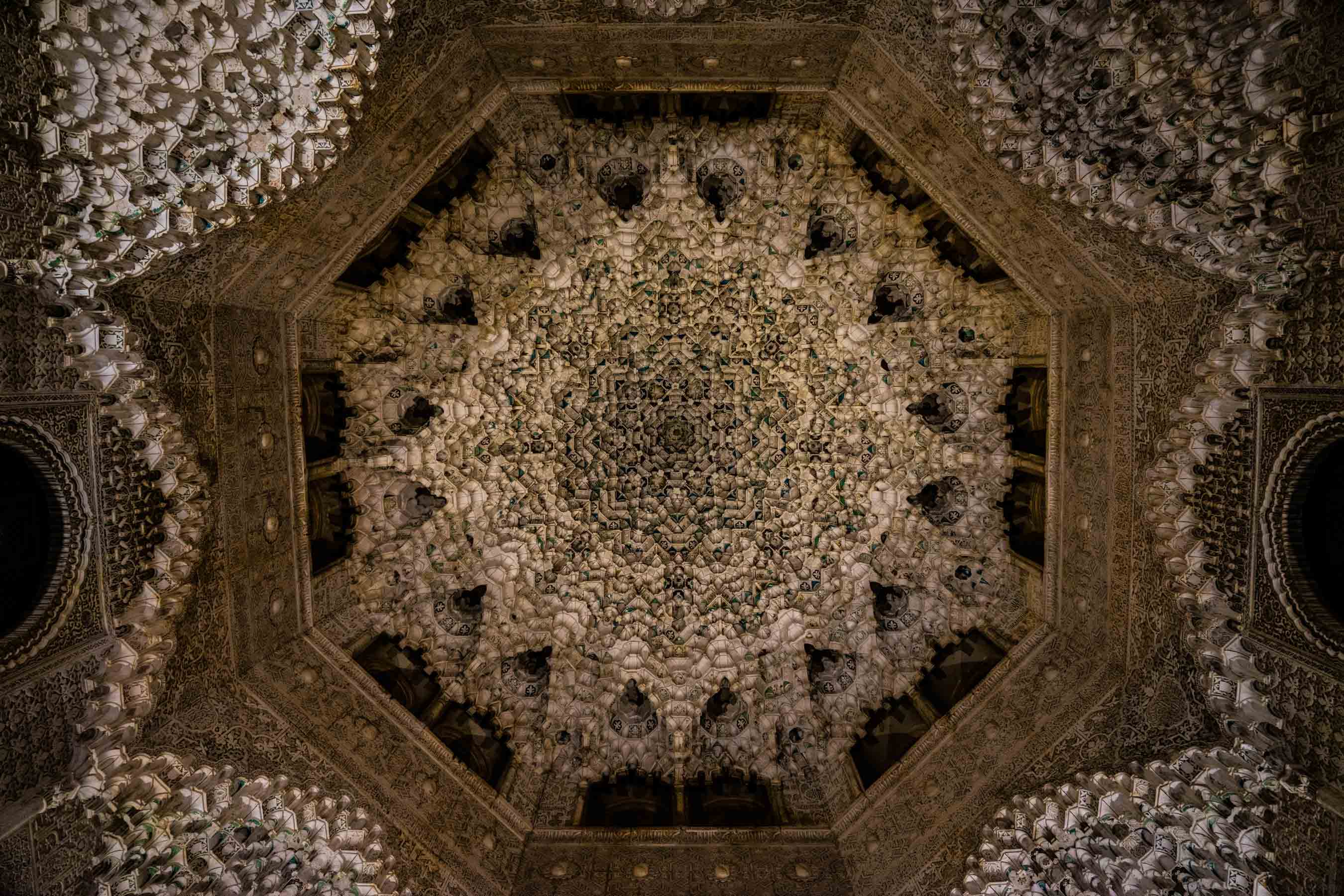 Granada Alhambra - by night - dome