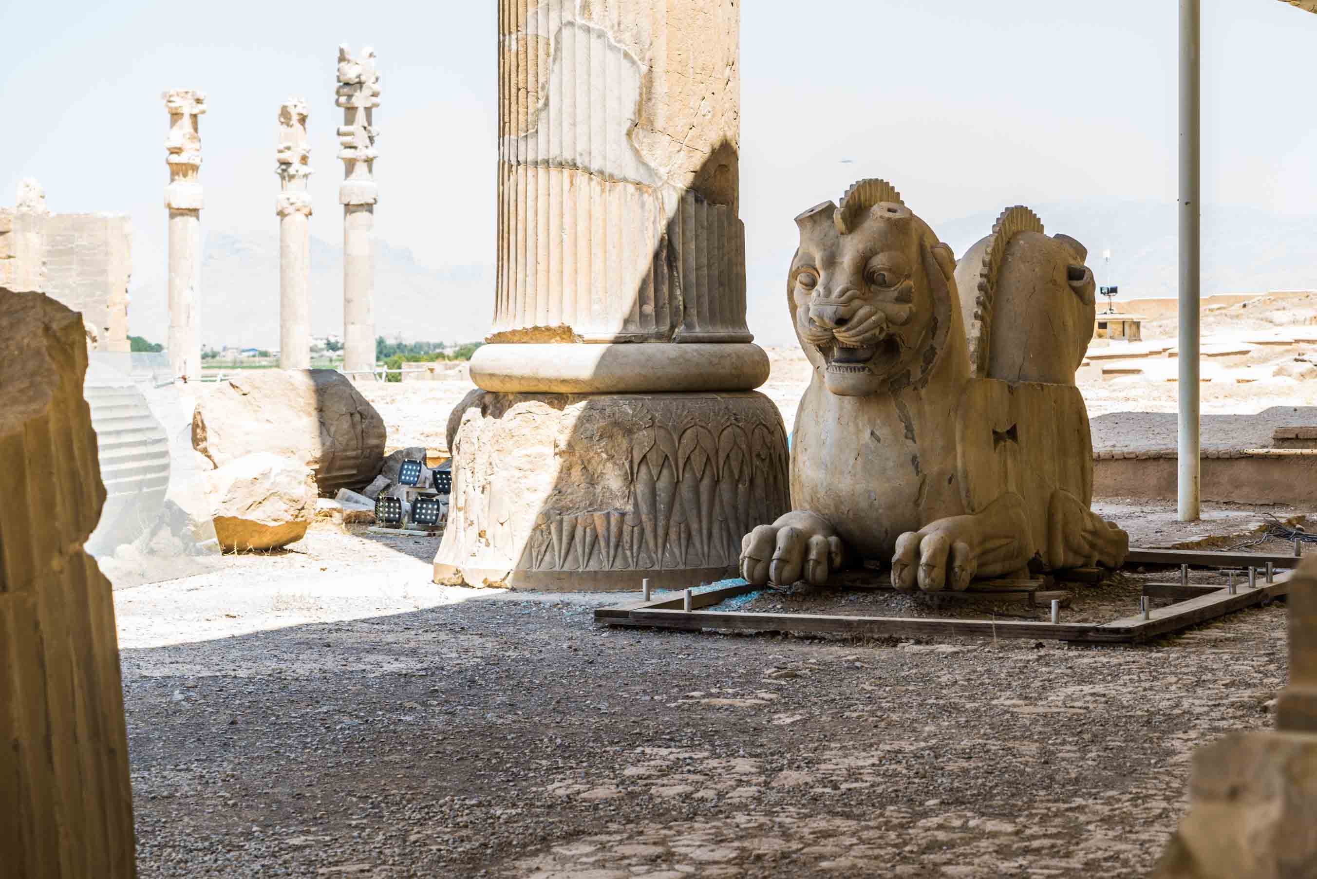 Persepolis Iran - Lion symbol of Persia