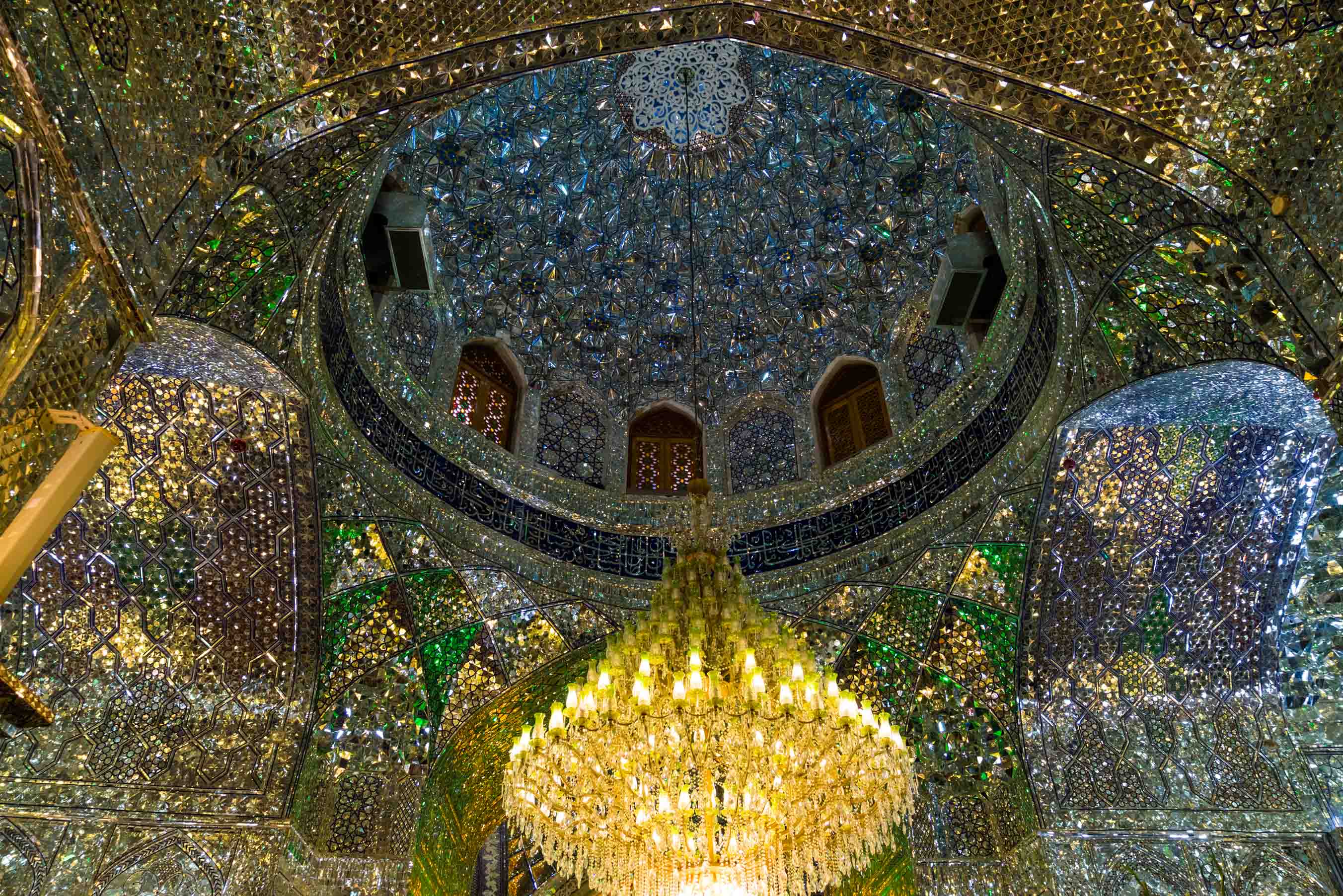 Shiraz Shah Cheragh tomb interior