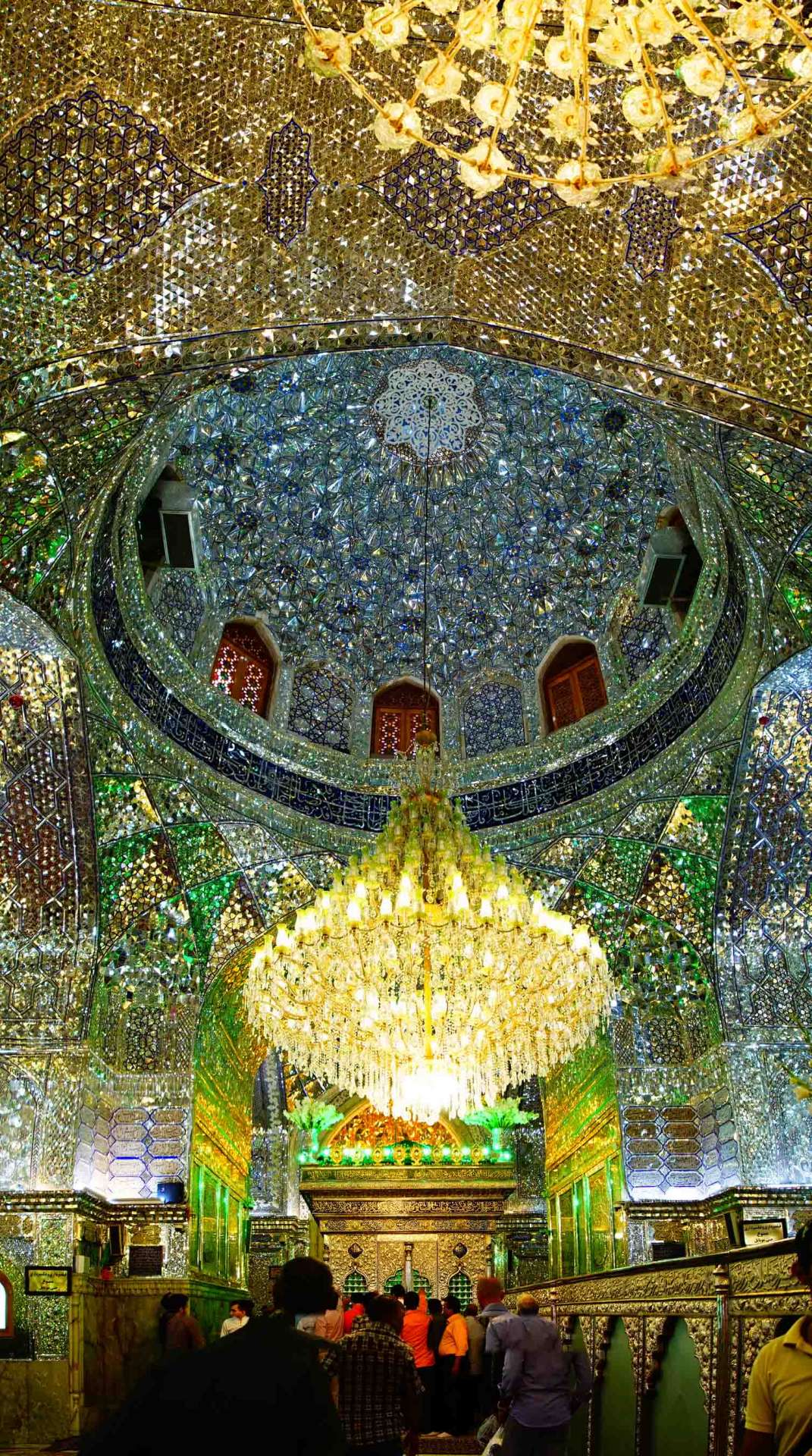 Shiraz Shah Cheragh tomb interior 2