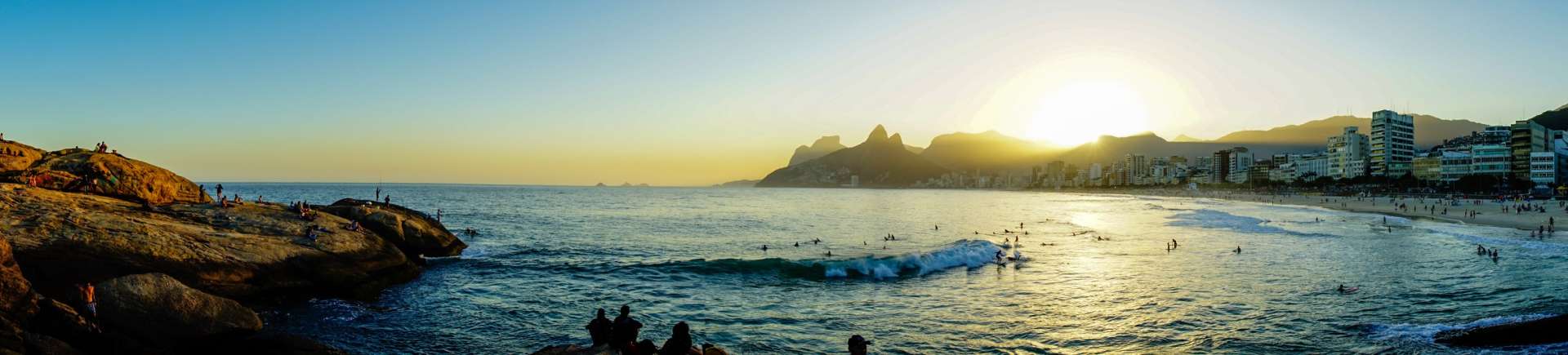 Rio de Janeiro Pescart Enrico Pescantini Ipanema sunset