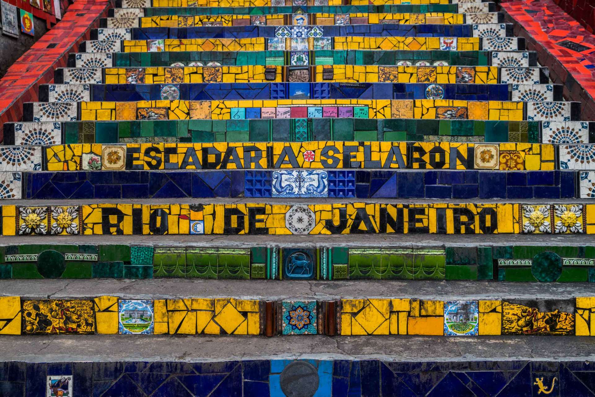 Rio de Janeiro Pescart Enrico Pescantini Escadaria Selaron