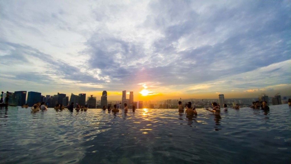 Singapore Pescart Enrico Pescantini Marina Bay Sands Hotel Infinity Pool 4