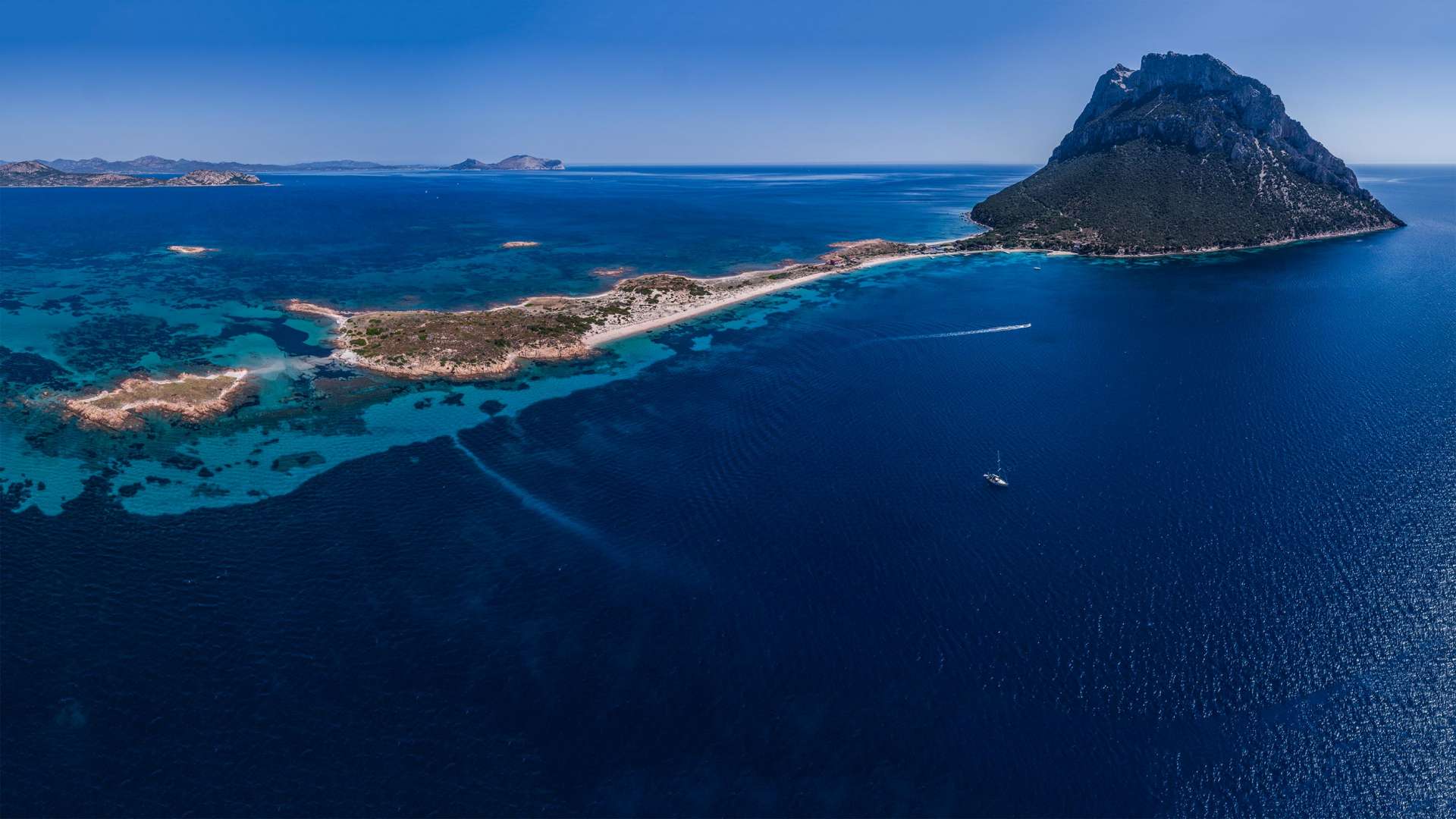 Isola Tavolara Sardinia Sardinia Aerial Photography drone Enrico Pescantini