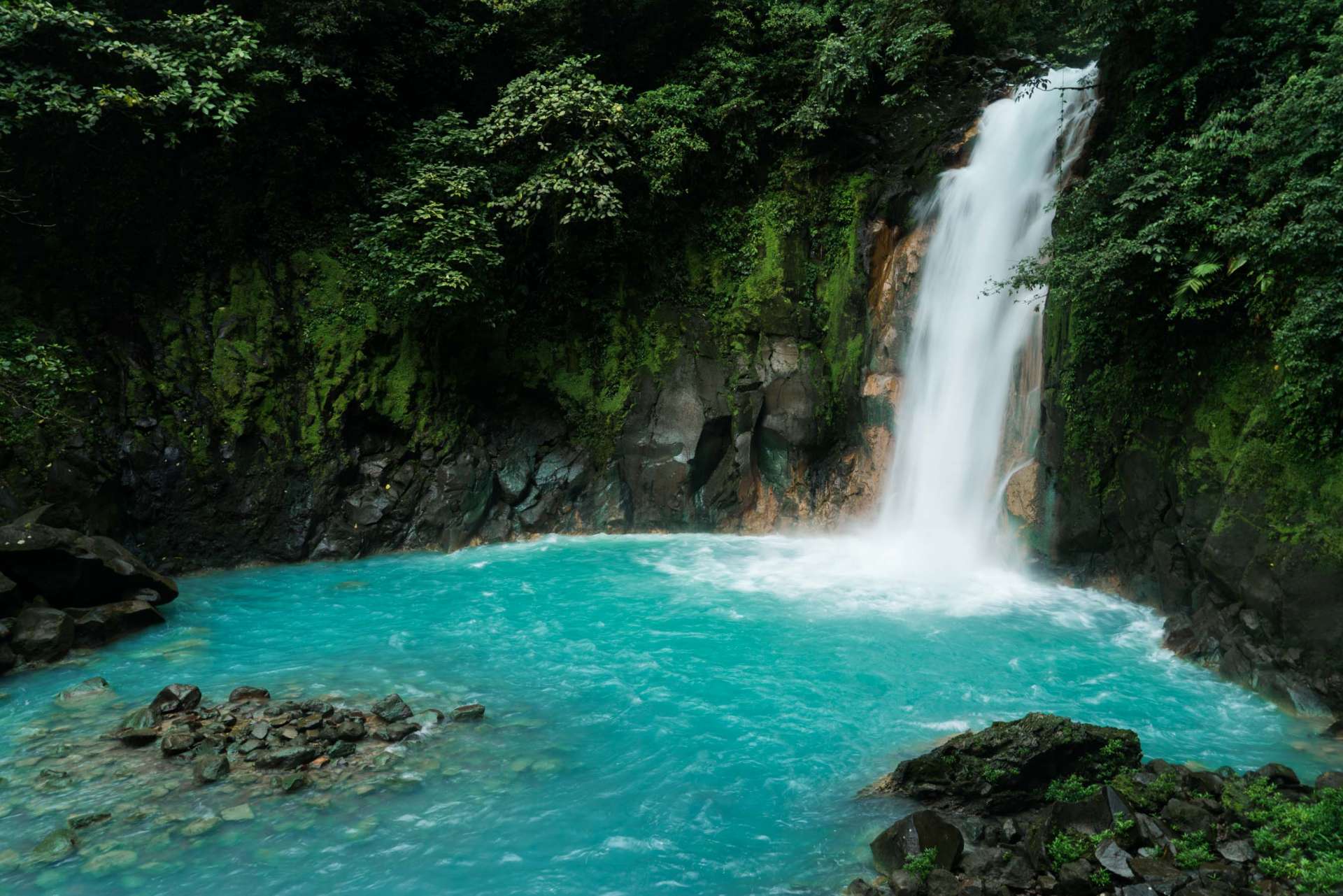 Costa Rica Enrico Pescantini Pescart Rio Celeste Waterfall 3