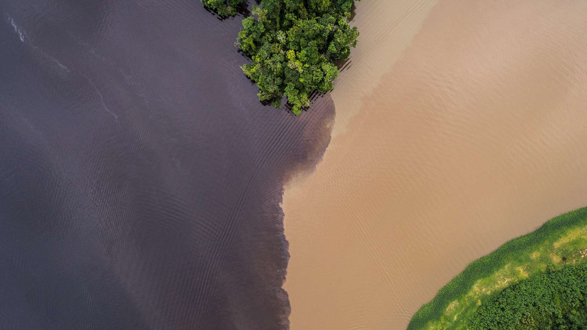 Rivers Collision Costa Rica From Above Enrico Pescantini