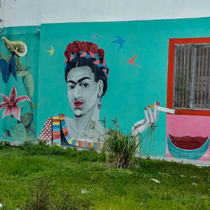 Isla Holbox Island Mexico Enrico Pescantini Pescart Travel Blog Graffiti wall art 2