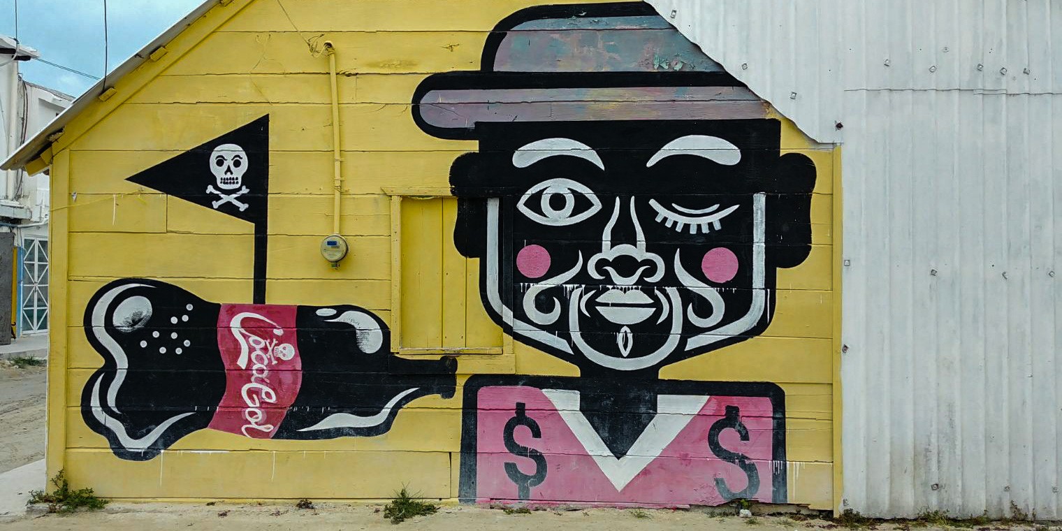 Isla Holbox Island Mexico Enrico Pescantini Pescart Travel Blog Graffiti wall art