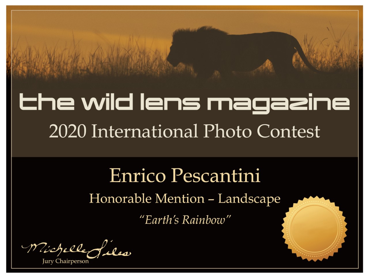 the wild liens magazine honorable mention pescantini