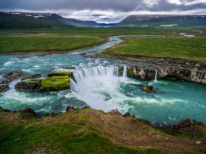 Iceland by Drone Godafoss II
