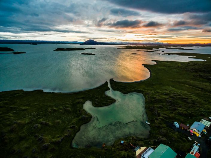 Iceland by Drone Myvatn