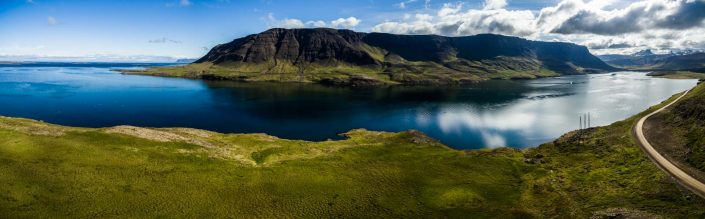 Iceland by Drone Álftafjörður Fjord