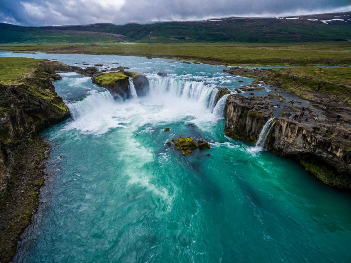 Iceland by Drone Godafoss I