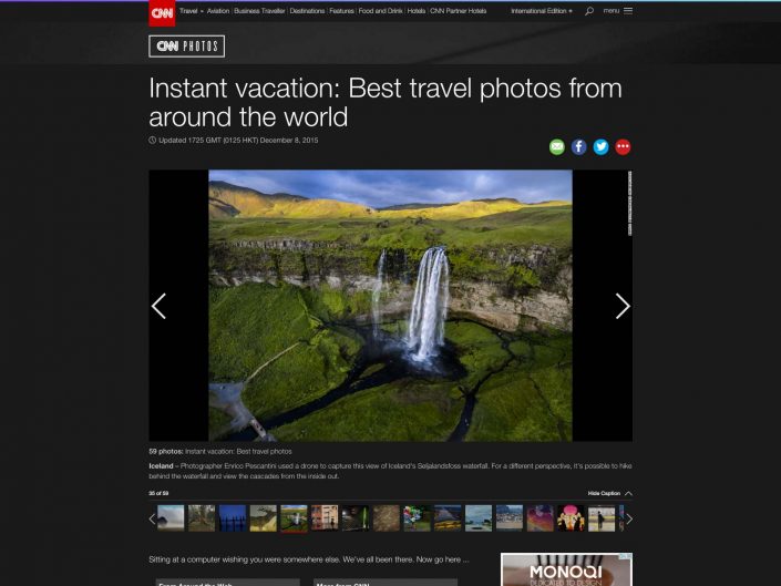 CNN Iceland by Drone