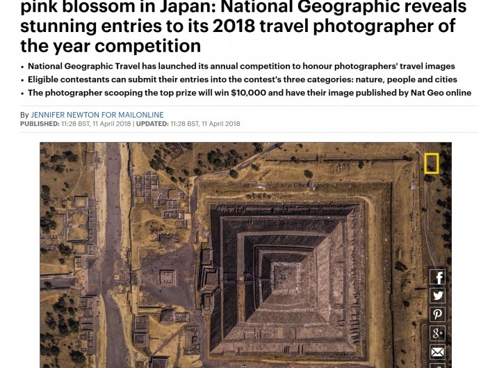 DAILY MAIL National Geographic Travel Photographer of the Year Enrico Pescantini Geometry of the Sun 2018