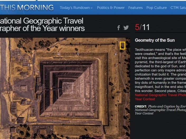 National Geographic Travel Photographer of the year 2018 Cities Winner Geometry of the Sun Enrico Pescantini CBS MORNING