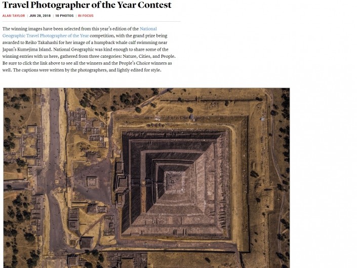 National Geographic Travel Photographer of the year 2018 Cities Winner Geometry of the Sun Enrico Pescantini THE ATLANTIC