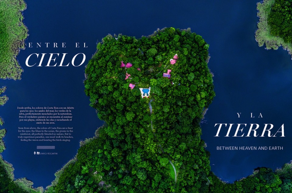 Aeromexico Accent magazine publishes Costa Rica From Above!