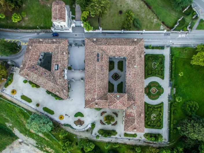 Villa Negroni 3 - fotografie con drone per settore immobiliare