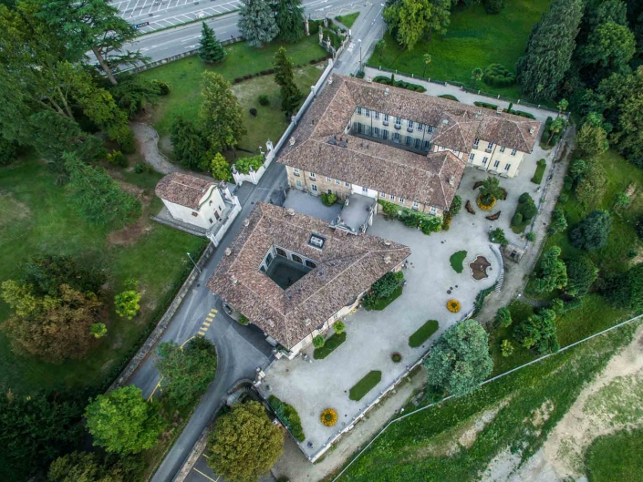 Villa Negroni 2 - fotografie con drone per settore immobiliare