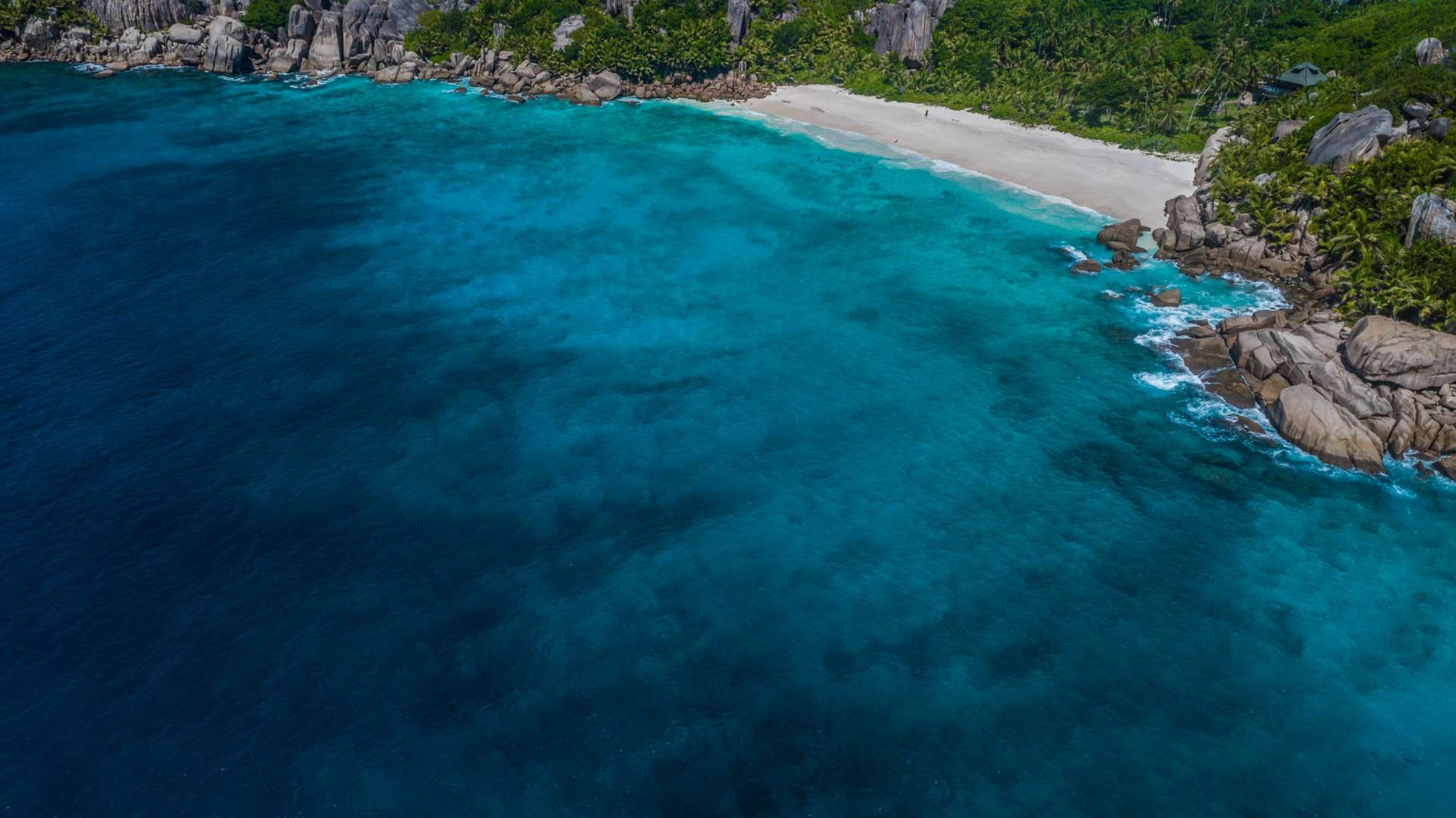 Seychelles Grande Soeur Big Sister Island aerial view drone enrico pescantini from above