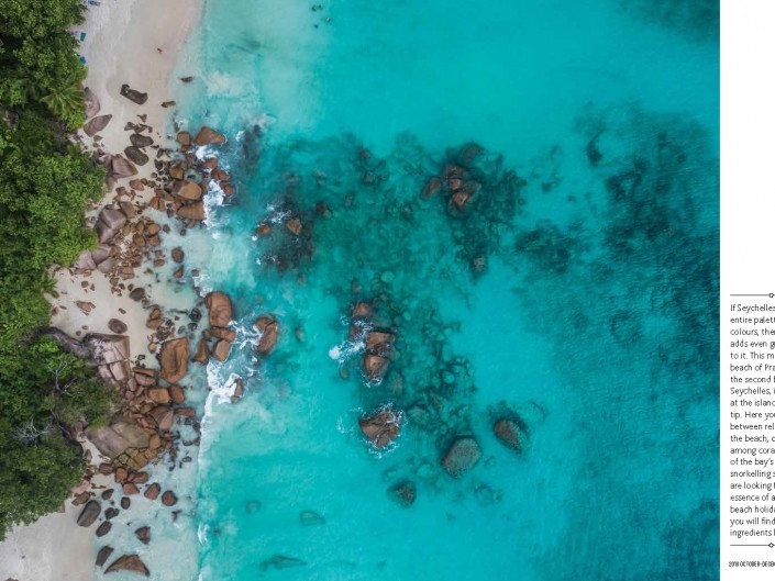 Seychelles From Above Air Seychelles Silhouette inflight magazine drone reportage enrico pescantini blue planet anse lazio