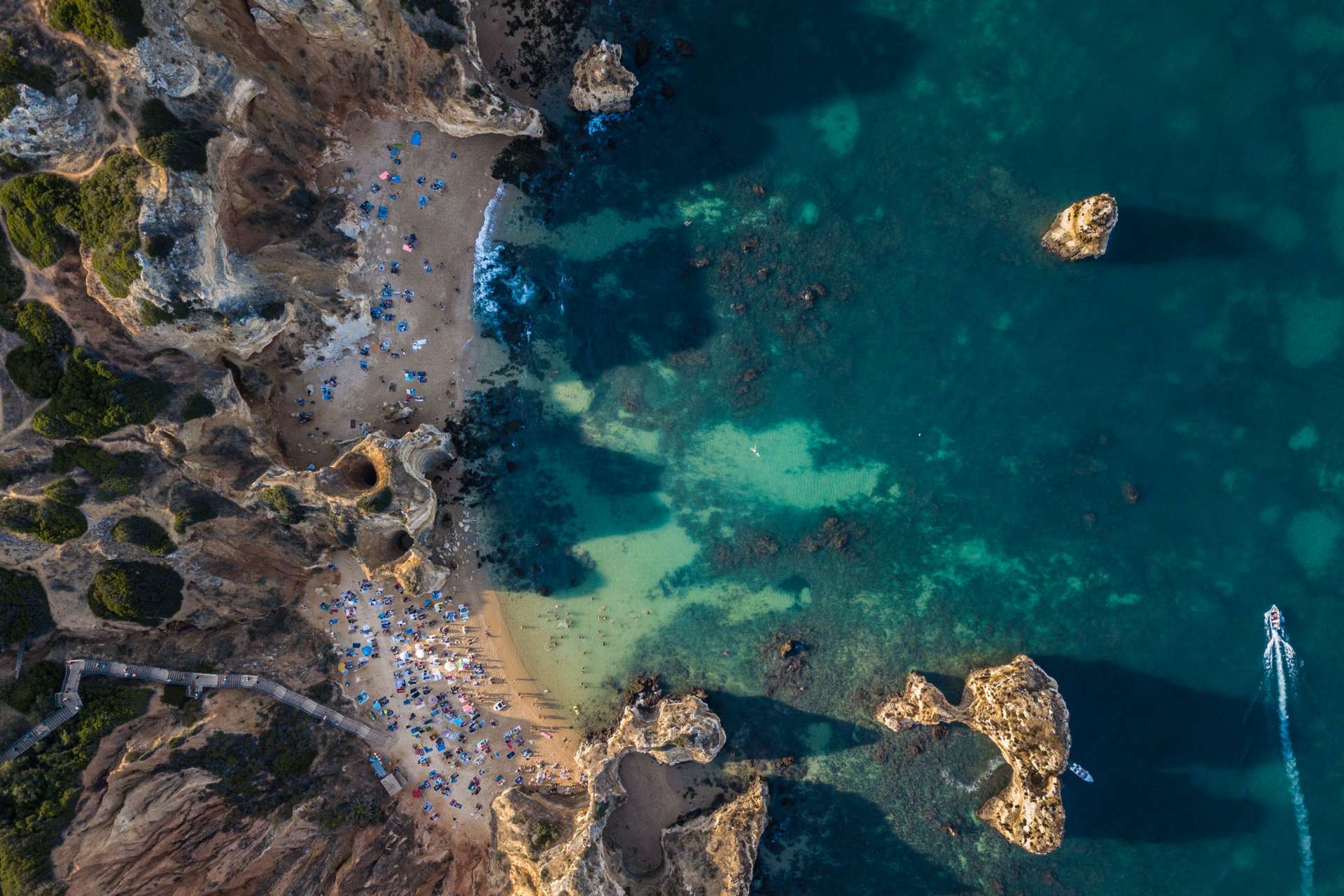 Algarve From Above Drone Photography Enrico Pescantini Praia do Camilo + praia da boneca
