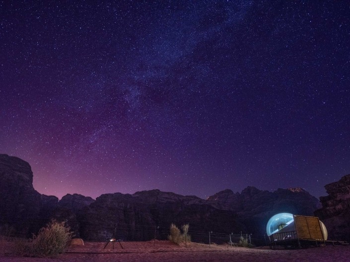 Wadi Rum Night Luxury Camp Full of Stars tent Jordan Enrico Pescantini stargazing stars milky way 3