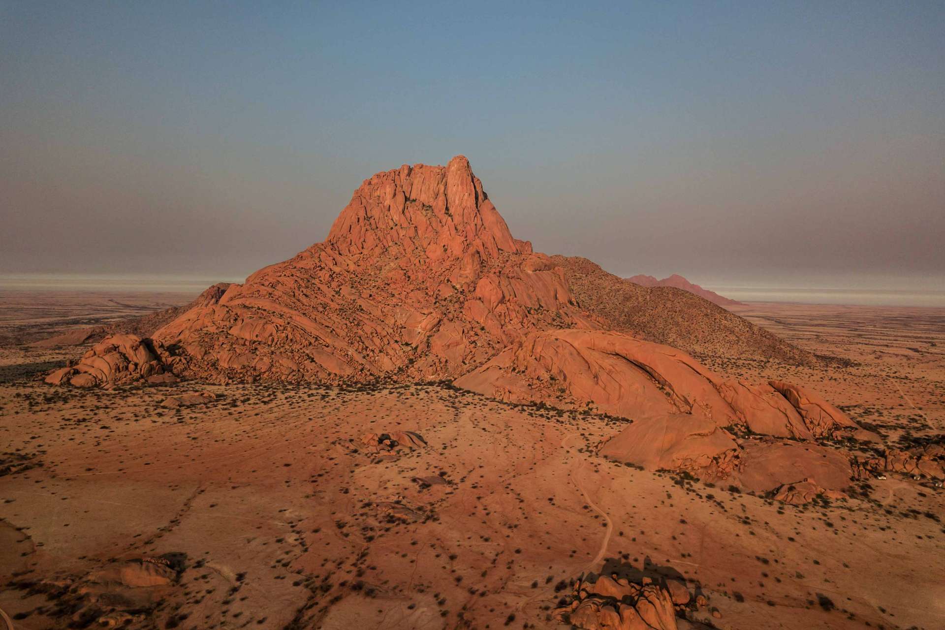 Namibia Spitzkoppe little planet enrico Pescantini Travel Photographer drone aerial Spitzkoppen