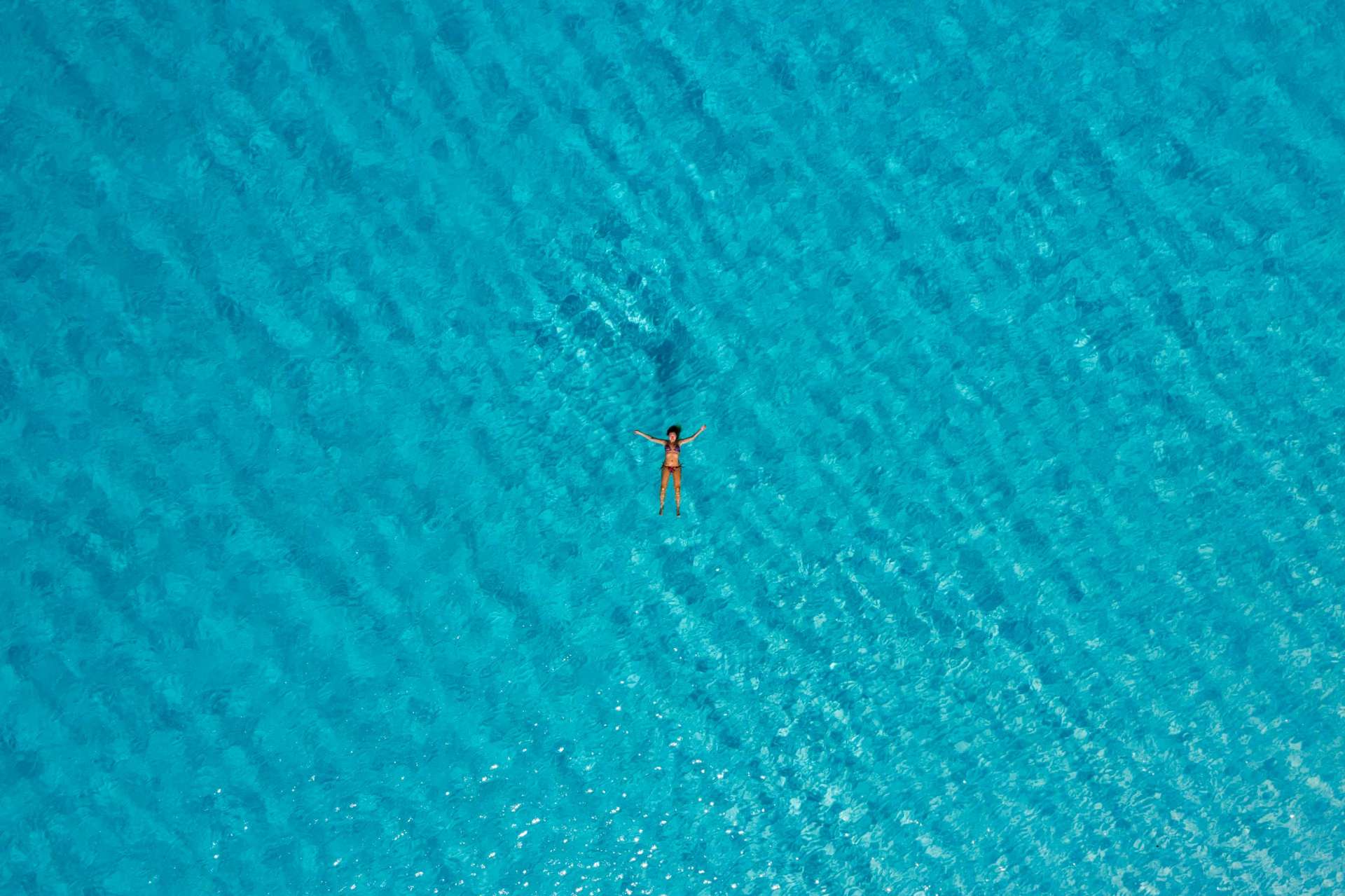 Bahamas Long Island Cape Santa Maria Beach by drone 3