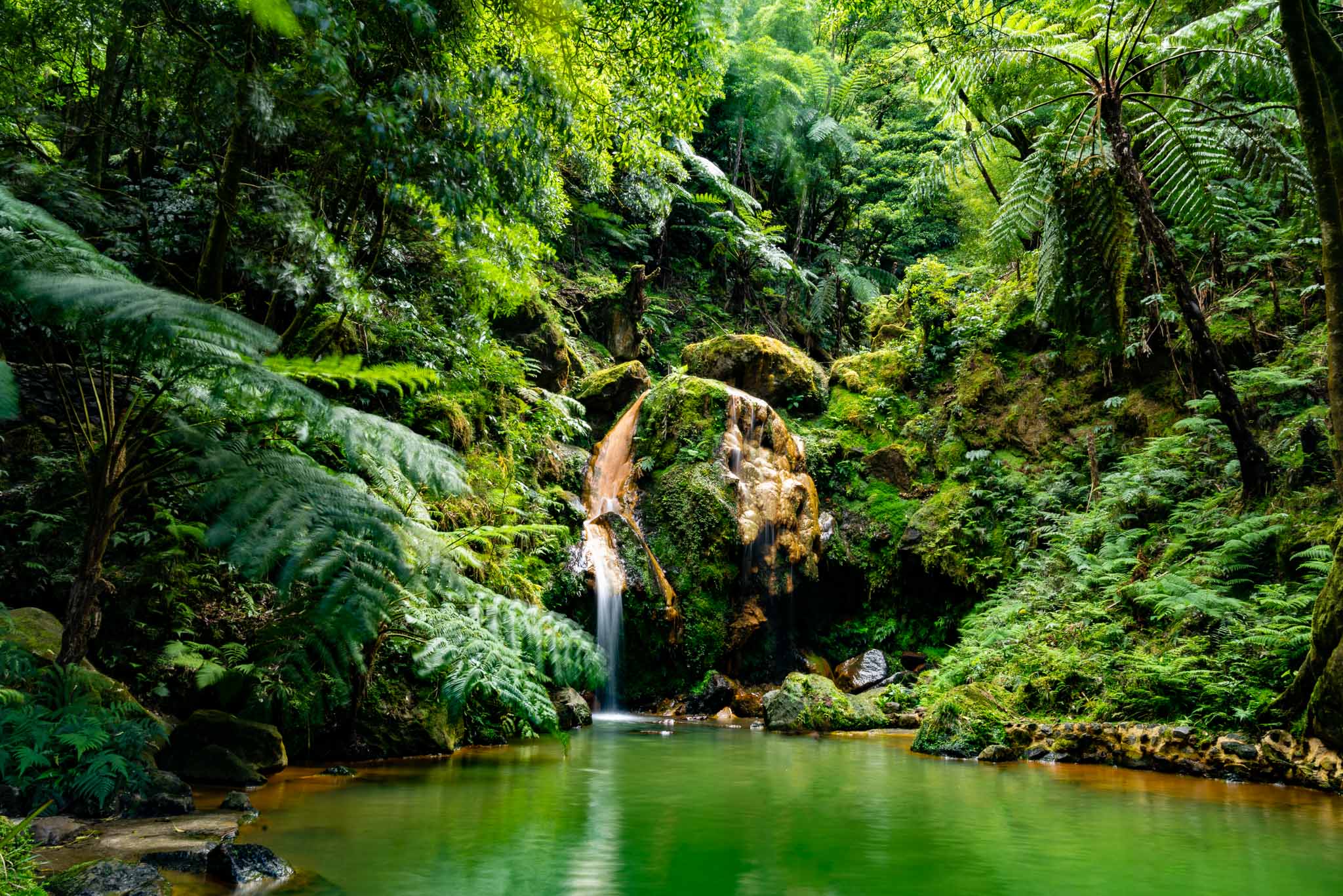 Azores Sao Miguel Caldeira Velha