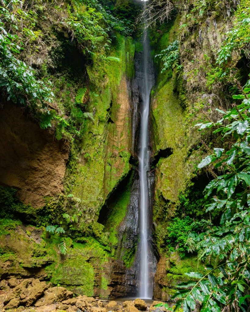Cascata do Rosal Furnas waterfall