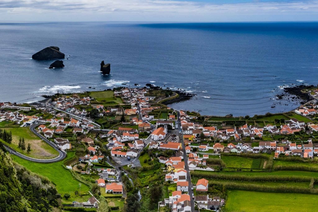 Azores Sao Miguel Mosteiros town