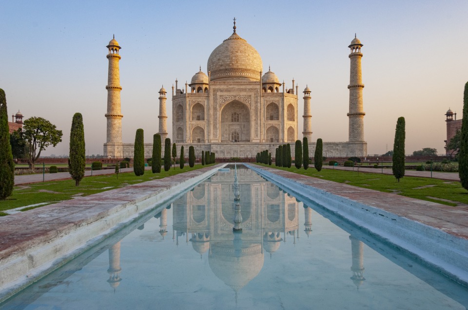 Taj Mahal Agra India New 7 wonders of the world