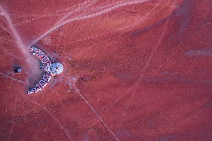tayka desierto bolivia drone aerial photo 1