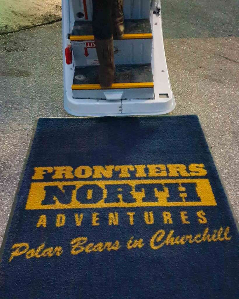 churchill manitoba canada frontiers north adventures welcome carpet plane