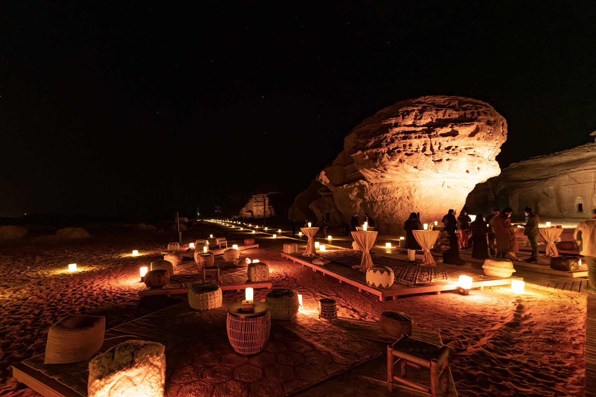 al ula saudi arabia hegra candlelight concert