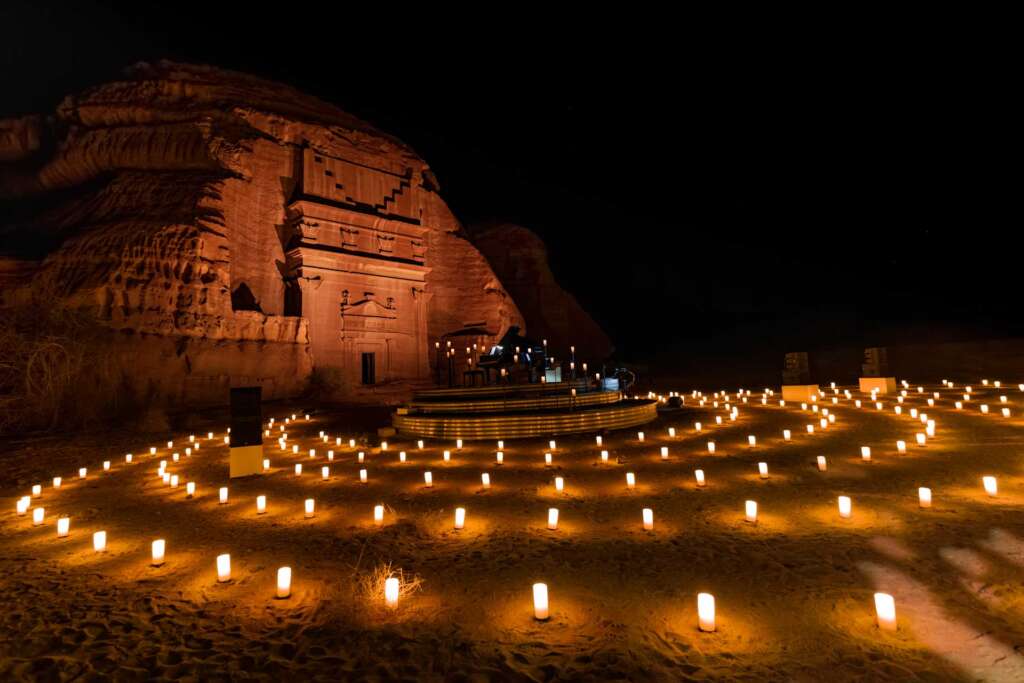 al ula saudi arabia hegra candlelight concert